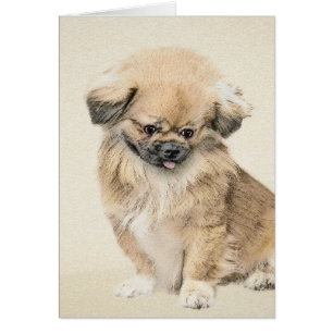 Peinture Pekingese - Cute Original Chien Art