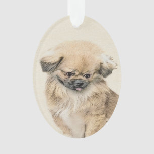 Peinture Pekingese - Cute Original Chien Art