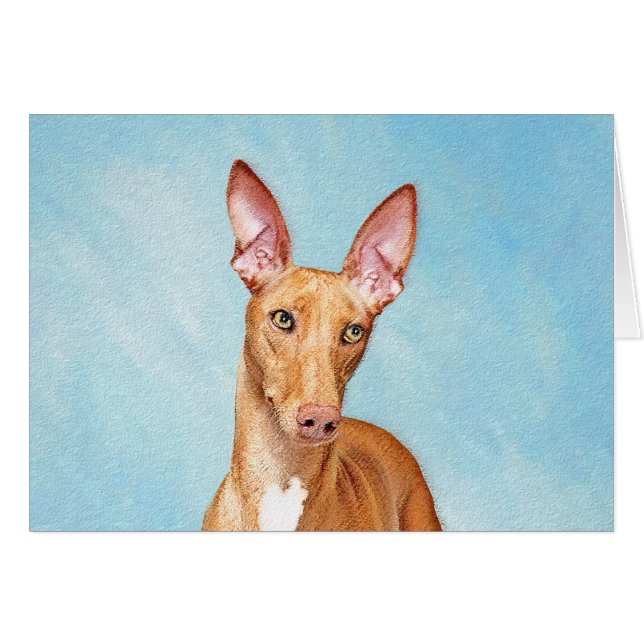 Peinture Pharaon Hound - Cute Original Chien Art (Devant horizontal)