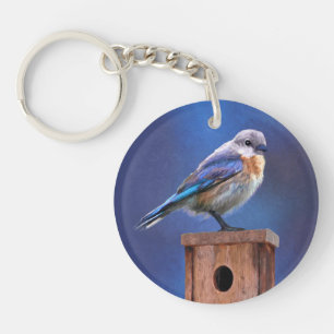 Peinture pour oiseaux bleus (femelle) - Art origin