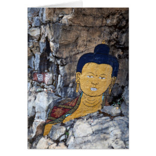 Peinture rock de Bouddha