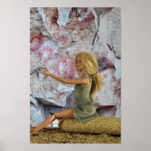 Peinture Rupestre. affiche