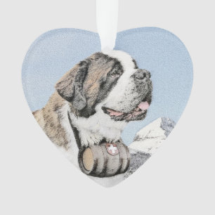Peinture Saint Bernard - Cute Original Chien Art