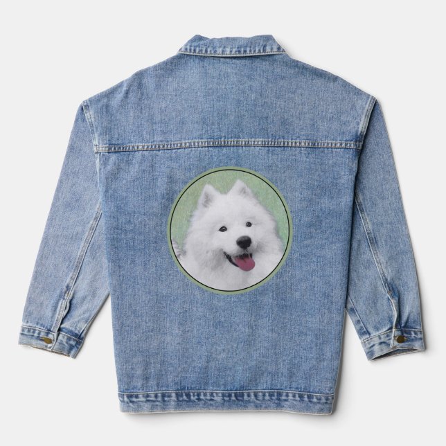 Peinture Samoyed - Cute Original Chien Art (Verso)