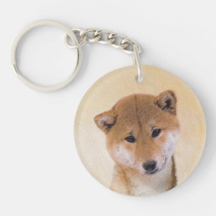 Peinture Shiba Inu (Rouge) - Art Chien original