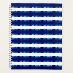 Peinture Shibori en Bleu