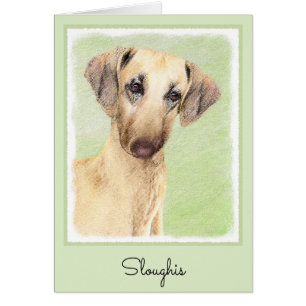 Peinture Sloughis - Joli art original pour chien