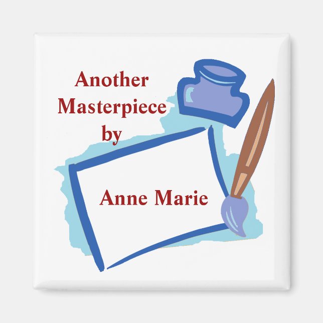 Peinture sur aimant personnalisé MM06N (Devant)