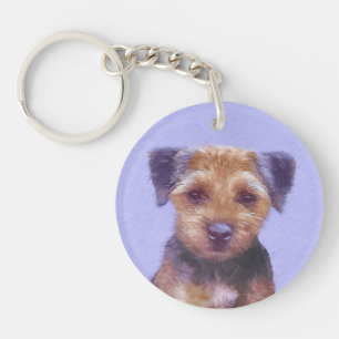 Peinture sur la frontière de Terrier - jolie art o