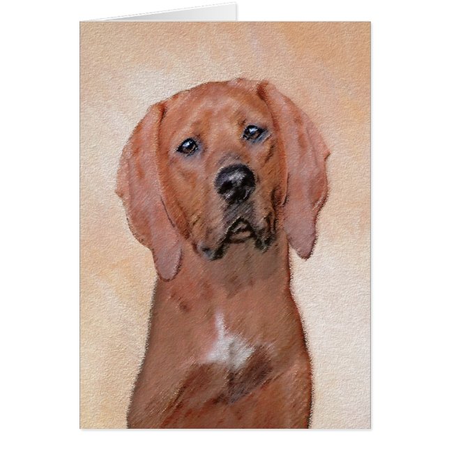 Peinture sur pilon rouge - jolie art original chie (Devant)