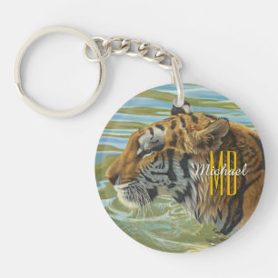 Peinture sur tigre, personnalisation du nom du mon