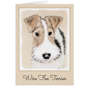 Peinture Terrier de Renard de fil - Cute Original