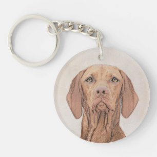 Peinture Vizsla - Joli art original chien