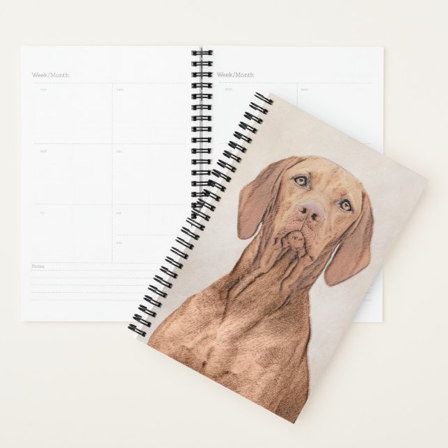 Peinture Vizsla - Joli art original chien (Devant avec enveloppe)