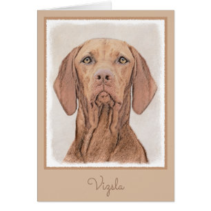 Peinture Vizsla - Joli art original chien