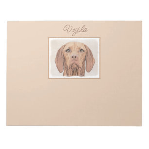 Peinture Vizsla - Magnifique Bloc-notes d'art orig