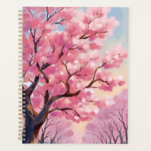 Peintures Florales Roses des Cerisiers en Fleur