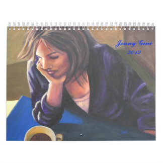 Peintures originales de calendrier de beaux-arts