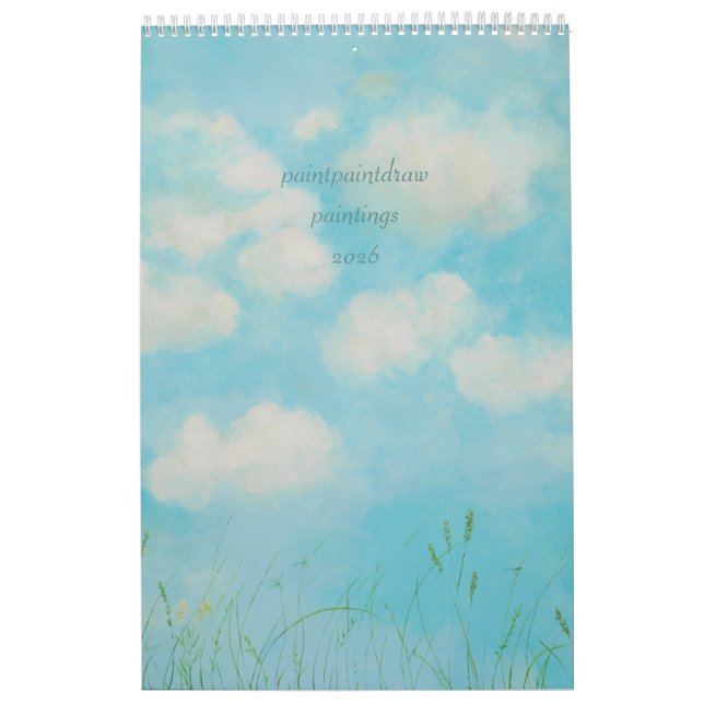 peintures peintures dessinées calendrier 2026 (Protection)