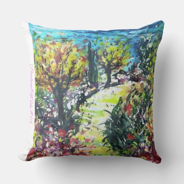 PeinturesOfAda #04 - Artiste - Oreiller à lancer i (Recto)