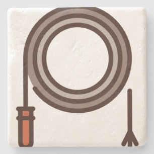 Peitsche Steinuntersetzer