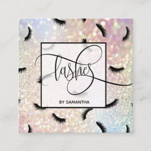 Peitschen-Muster-Lose des Quadratische Visitenkarte