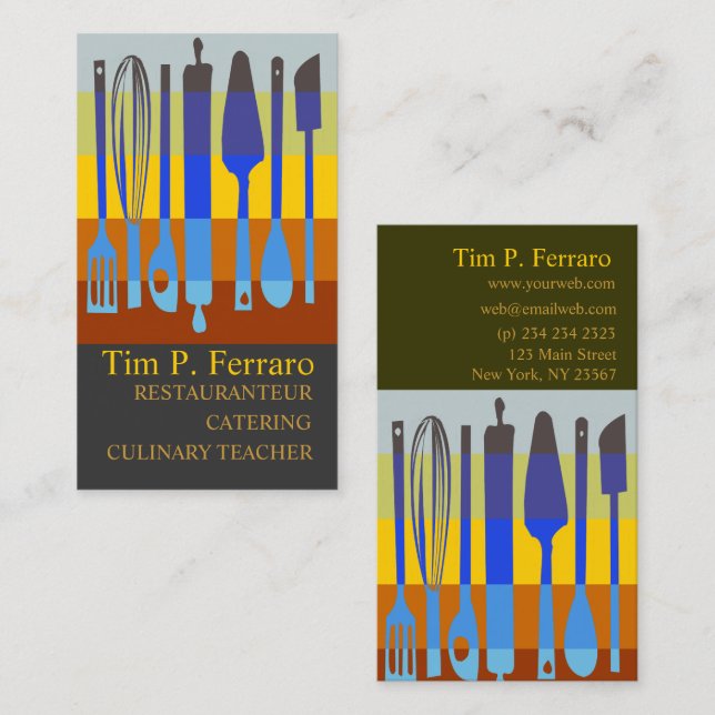 Peitschen Sie es Visitenkarte (Vorne/Hinten)