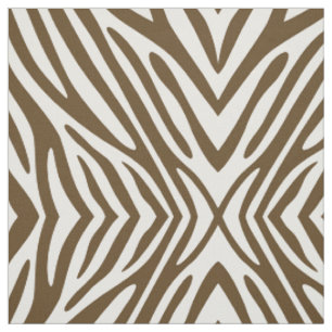 Pekannuss-neutrale PersonZebra Stoff