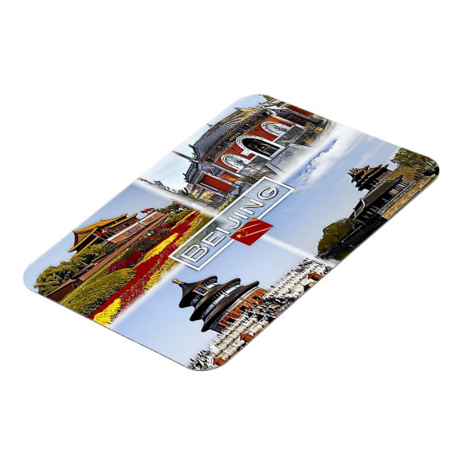Pekin - China - Mosaik - Magnet (Linke Seite)
