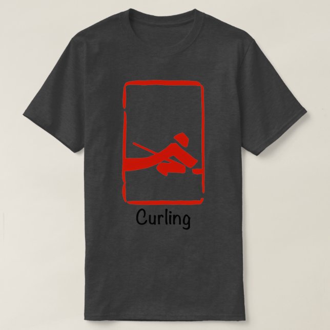 Peking 2022 Curling T-Shirt (Design vorne)