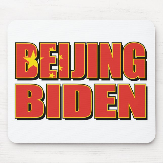 Peking-Biden-China-Flag. Mousepad (Vorne)