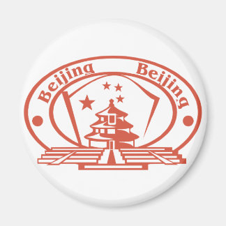 Peking-Briefmarke Magnet