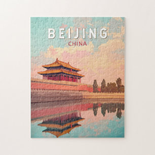 Peking China Illustration Reise Kunst Vintage