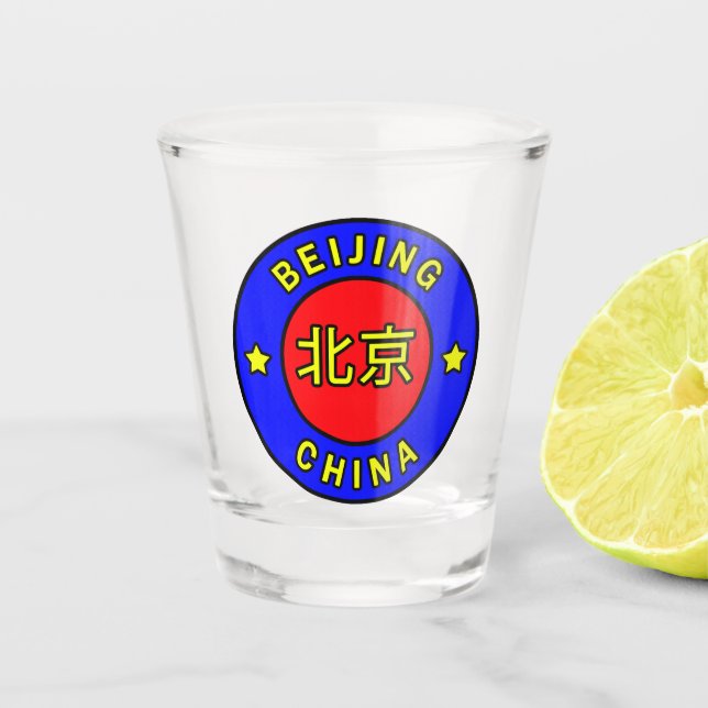 Peking-China Schnapsglas (Vorderseite)