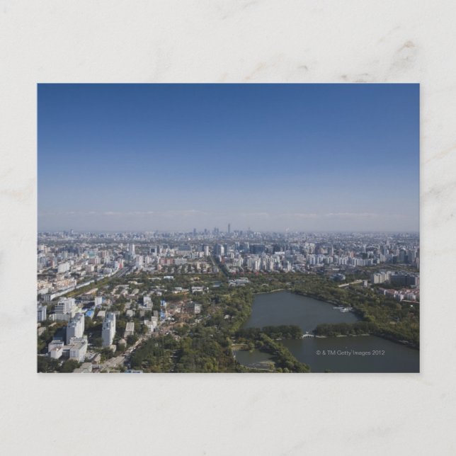 Peking Cityscape Postkarte (Vorderseite)