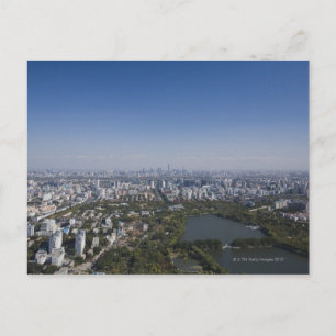 Peking Cityscape Postkarte
