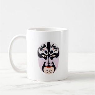 Peking Oper Make-up Zhang Fei Kaffeetasse