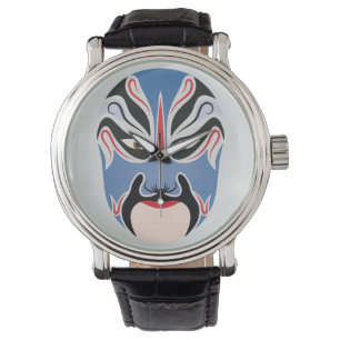 Peking Opernschminke Lu Meng Armbanduhr