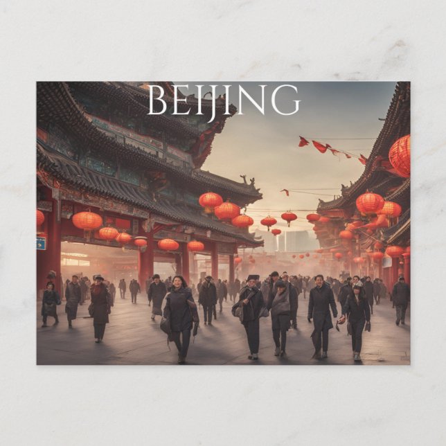 Peking Postkarte (Vorderseite)