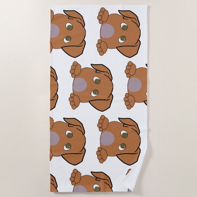 Peking vizsla strandtuch (Vorderseite)