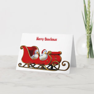 Pekinger Enten Weihnachten Karte