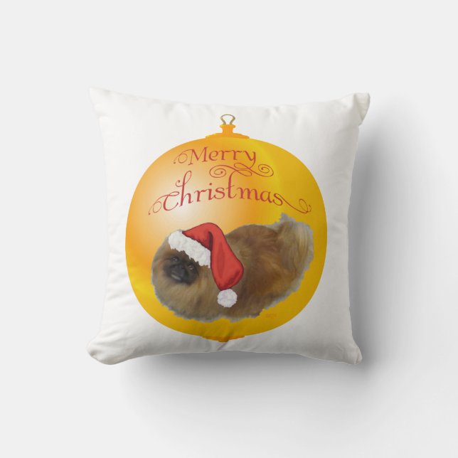 Pekinger Weihnachten Kissen (Vorderseite)