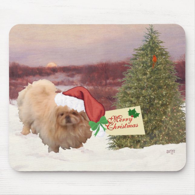 Pekinger Weihnachten Mousepad (Vorne)
