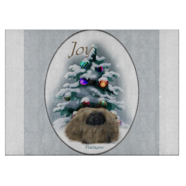 Pekinger Weihnachten Schneidebrett (Vorderseite)