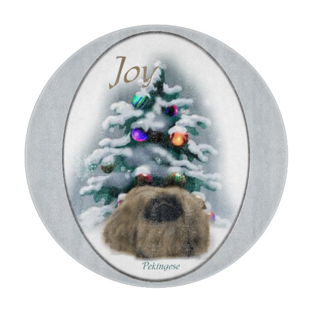 Pekinger Weihnachten Schneidebrett (Vorderseite)