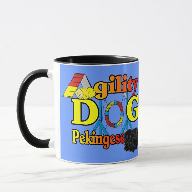 Pekingese_Agility Geschenke Tasse (Links)