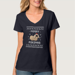Pekingese Amoureux des chiens Noël laid Xmas Sweat