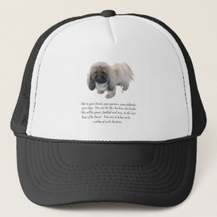 Pekingese Andenken - WEIBLICH Truckerkappe