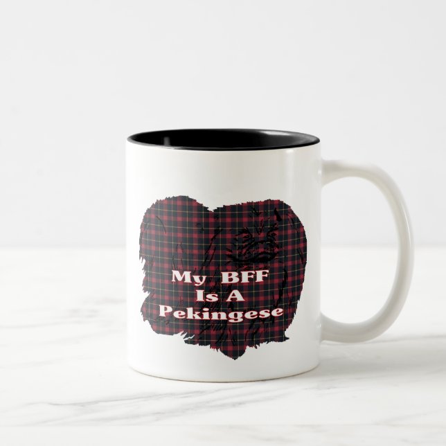 Pekingese BESTE FREUNDIN Tasse (Rechts)
