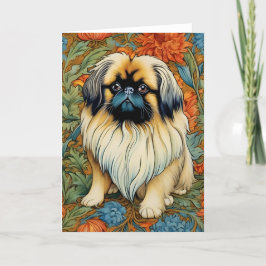 Pekingese Blank Card Dankeskarte